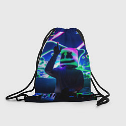 Рюкзак-мешок Marshmello: Neon DJ, цвет: 3D-принт