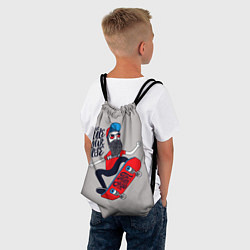 Рюкзак-мешок Skaterboard Rule, цвет: 3D-принт — фото 2