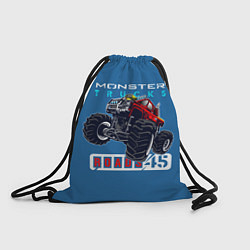 Рюкзак-мешок Monster trucks, цвет: 3D-принт