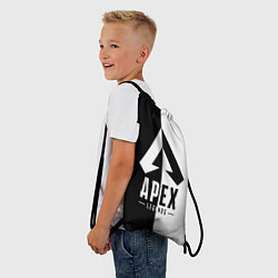 Рюкзак-мешок Apex Legends: Black & White, цвет: 3D-принт — фото 2