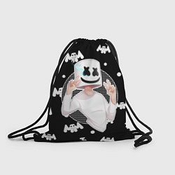 Рюкзак-мешок Marshmello: Black Gang, цвет: 3D-принт