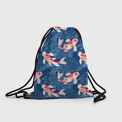 Рюкзак-мешок Карпы кои, цвет: 3D-принт