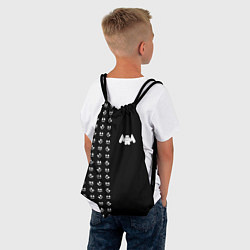 Рюкзак-мешок Marshmello: Dark Style, цвет: 3D-принт — фото 2
