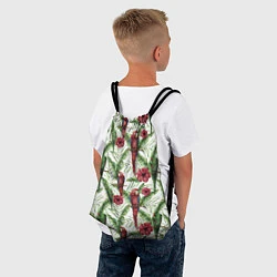 Рюкзак-мешок Попугаи Ара, цвет: 3D-принт — фото 2