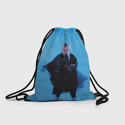 Рюкзак-мешок Billie Eilish: Blue Fashion, цвет: 3D-принт