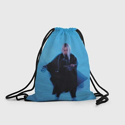 Рюкзак-мешок Billie Eilish: Blue Fashion, цвет: 3D-принт