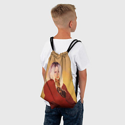 Рюкзак-мешок Billie Eilish: Sun, цвет: 3D-принт — фото 2