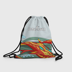 Рюкзак-мешок CS:GO Fish, цвет: 3D-принт