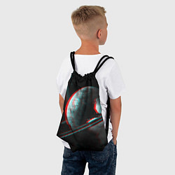 Рюкзак-мешок Cosmos Glitch, цвет: 3D-принт — фото 2