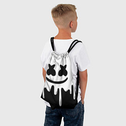 Рюкзак-мешок MELLO BLACK x WHITE, цвет: 3D-принт — фото 2