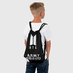 Рюкзак-мешок BTS ARMY, цвет: 3D-принт — фото 2