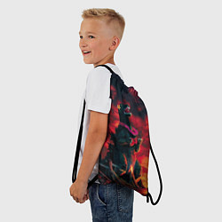 Рюкзак-мешок Укулеле, цвет: 3D-принт — фото 2