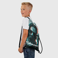 Рюкзак-мешок Cyberpunk 2077: Keanu Reeves, цвет: 3D-принт — фото 2