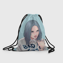 Рюкзак-мешок Billie Eilish: Bad Guy, цвет: 3D-принт