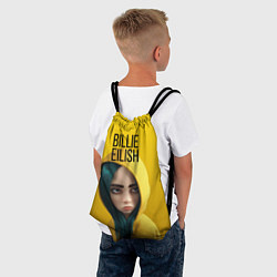 Рюкзак-мешок BILLIE EILISH: Yellow Girl, цвет: 3D-принт — фото 2