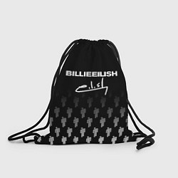 Рюкзак-мешок Billie Eilish: Black Autograph, цвет: 3D-принт