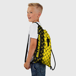 Рюкзак-мешок BILLIE EILISH x LV Yellow, цвет: 3D-принт — фото 2