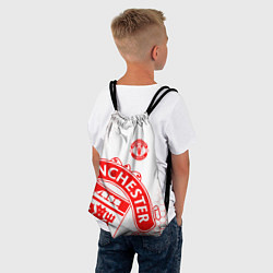 Рюкзак-мешок Манчестер Юнайтед white, цвет: 3D-принт — фото 2