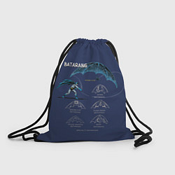Рюкзак-мешок Batarang, цвет: 3D-принт