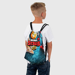 Рюкзак-мешок Brawl Stars новогодний, цвет: 3D-принт — фото 2
