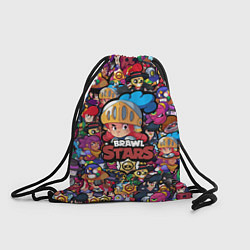 Рюкзак-мешок BRAWL STARS JESSIE, цвет: 3D-принт