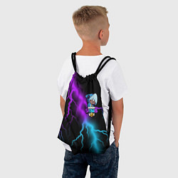 Рюкзак-мешок Brawl Stars LEON SHARK, цвет: 3D-принт — фото 2