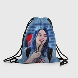 Рюкзак-мешок BILLIE EILISH, цвет: 3D-принт