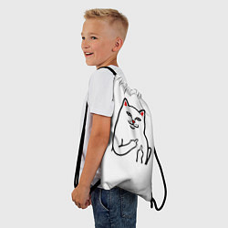 Рюкзак-мешок Meme Cat, цвет: 3D-принт — фото 2