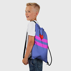 Рюкзак-мешок UNDERTALE FRISK ФРИСК, цвет: 3D-принт — фото 2