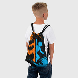 Рюкзак-мешок PORTAL, цвет: 3D-принт — фото 2