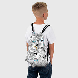 Рюкзак-мешок МЕМЫ, цвет: 3D-принт — фото 2
