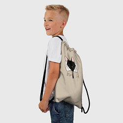 Рюкзак-мешок Милая кошечка, цвет: 3D-принт — фото 2
