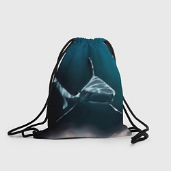 Рюкзак-мешок Акула, цвет: 3D-принт