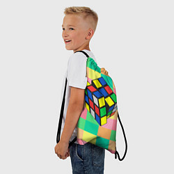 Рюкзак-мешок Кубик Рубика, цвет: 3D-принт — фото 2