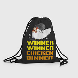 Рюкзак-мешок Winner Chicken Dinner, цвет: 3D-принт