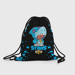 Рюкзак-мешок BRAWL STARS LEON SHARK, цвет: 3D-принт