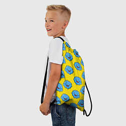 Рюкзак-мешок Веселые тучки, цвет: 3D-принт — фото 2