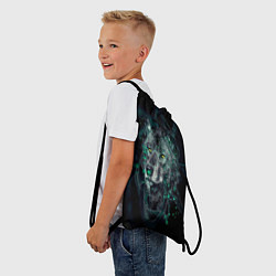 Рюкзак-мешок ВОЛК, цвет: 3D-принт — фото 2