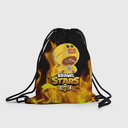 Рюкзак-мешок Brawl stars sally leon, цвет: 3D-принт