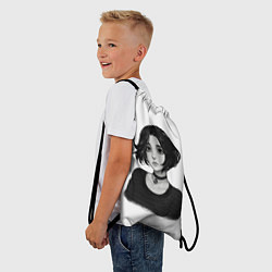 Рюкзак-мешок Девушка Думер, цвет: 3D-принт — фото 2