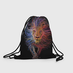 Рюкзак-мешок Лев, цвет: 3D-принт