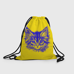 Рюкзак-мешок Котёнок, цвет: 3D-принт
