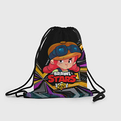 Рюкзак-мешок Jessie brawl stars, цвет: 3D-принт