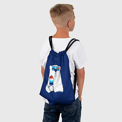 Рюкзак-мешок Мишка, цвет: 3D-принт — фото 2