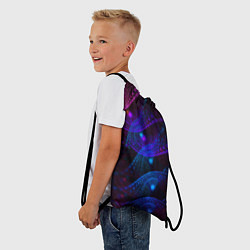 Рюкзак-мешок NEON FRACTAL, цвет: 3D-принт — фото 2