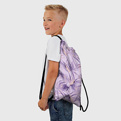 Рюкзак-мешок Листья, цвет: 3D-принт — фото 2