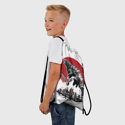 Рюкзак-мешок GODZILLA, цвет: 3D-принт — фото 2