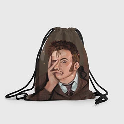 Рюкзак-мешок 10TH DOCTOR WHO, цвет: 3D-принт