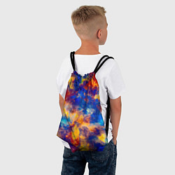 Рюкзак-мешок Огненно-синий полутон, цвет: 3D-принт — фото 2