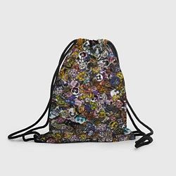 Рюкзак-мешок FNaF стикербомбинг, цвет: 3D-принт